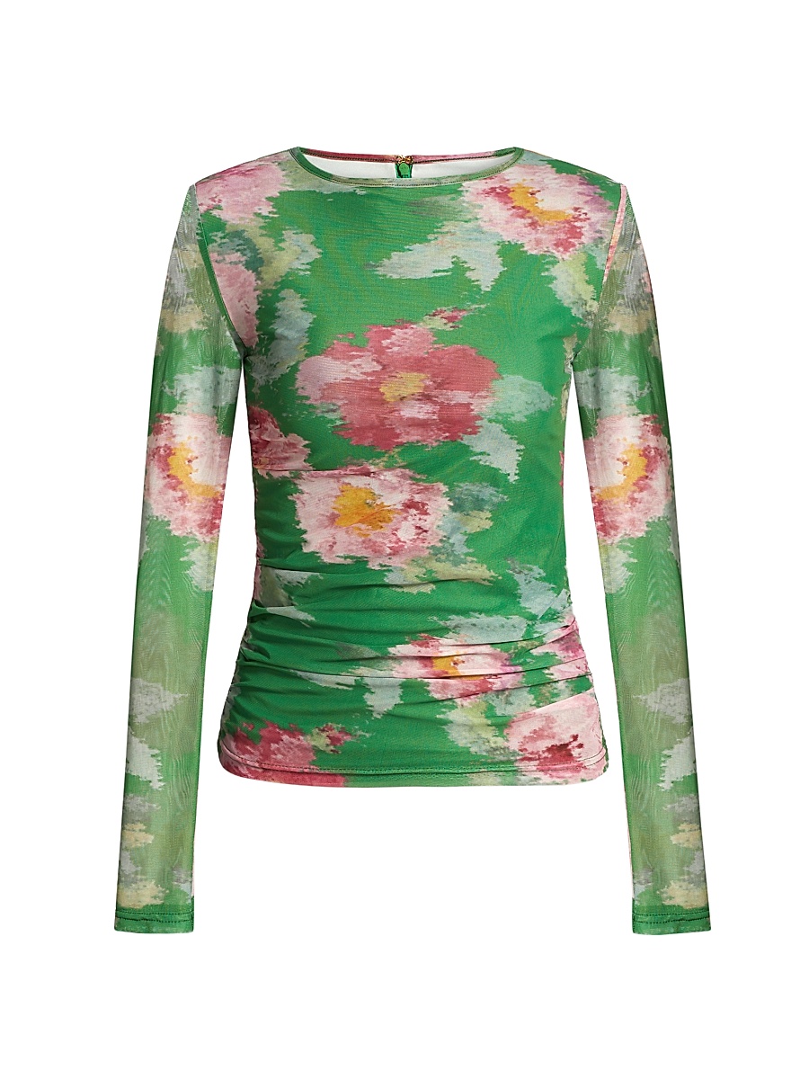 Women's Antiquity Ezli Mesh Top - Forest Fleur