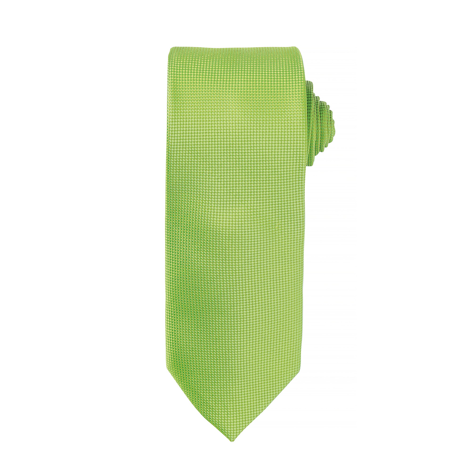 Premier Mens Micro Waffle Formal Work Tie Pack Lime - Green - One