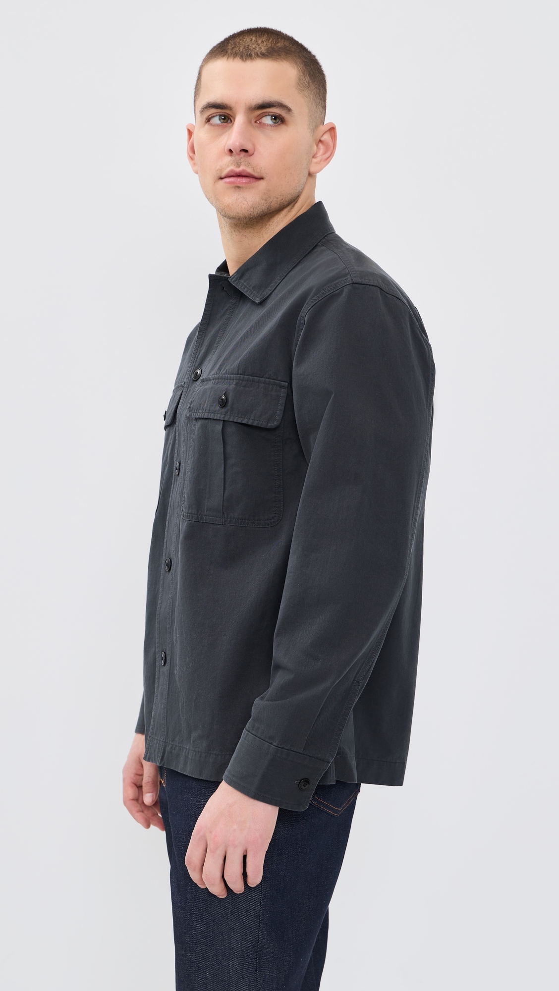 Cotton Twill Workshirt Pepper