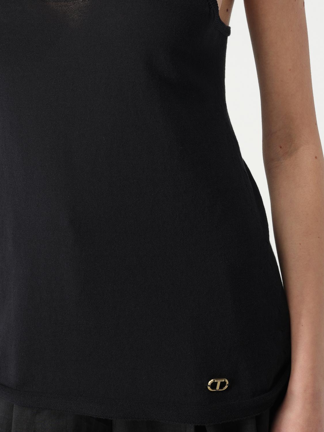 Top TWINSET Woman color Black