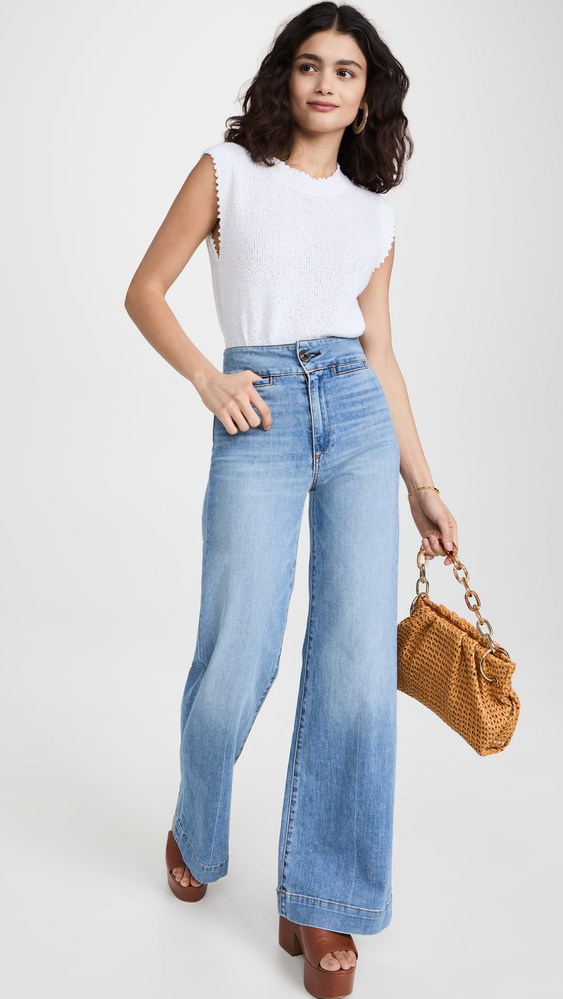 Brighton Wide Leg Jeans Keel Over