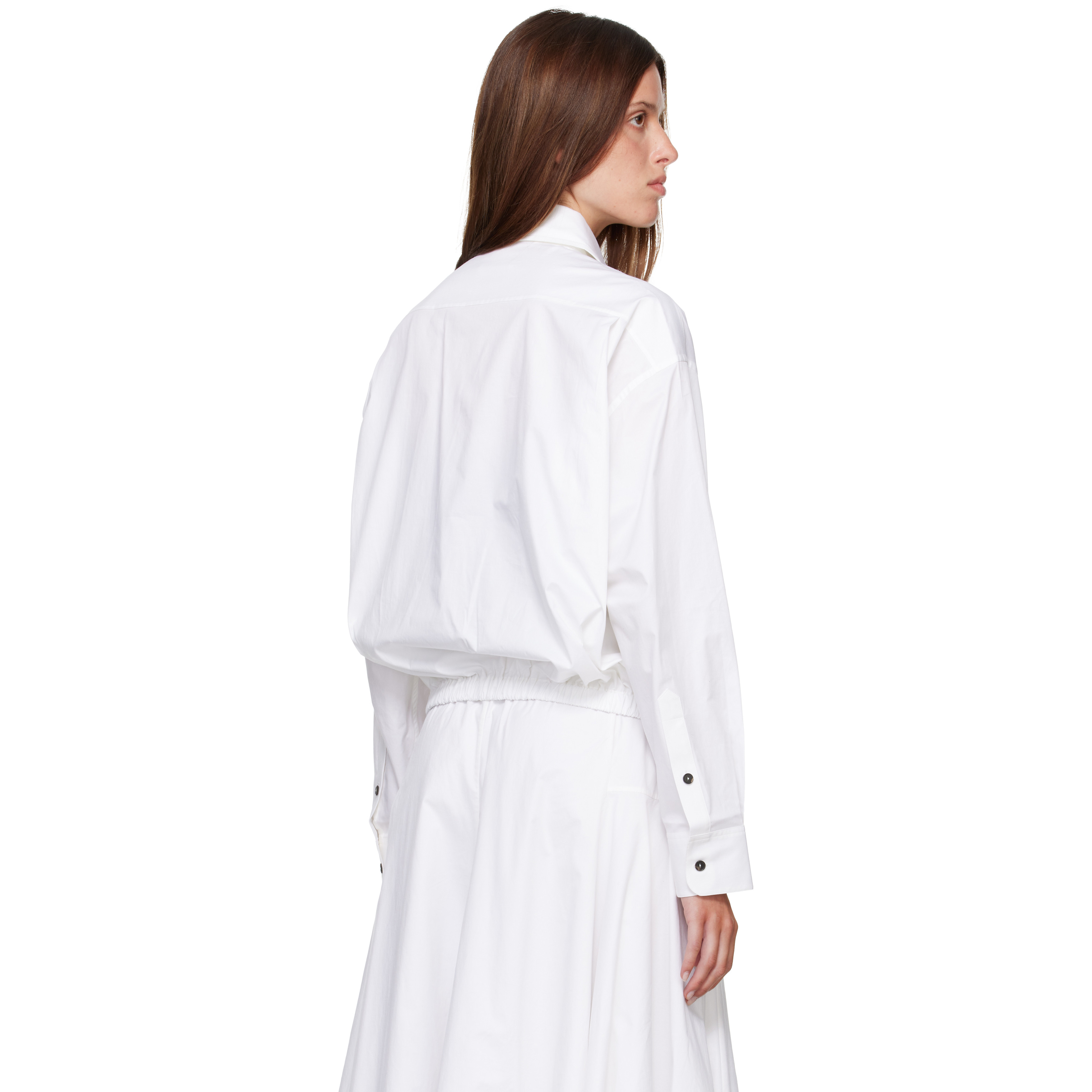 White Bomber Shirt