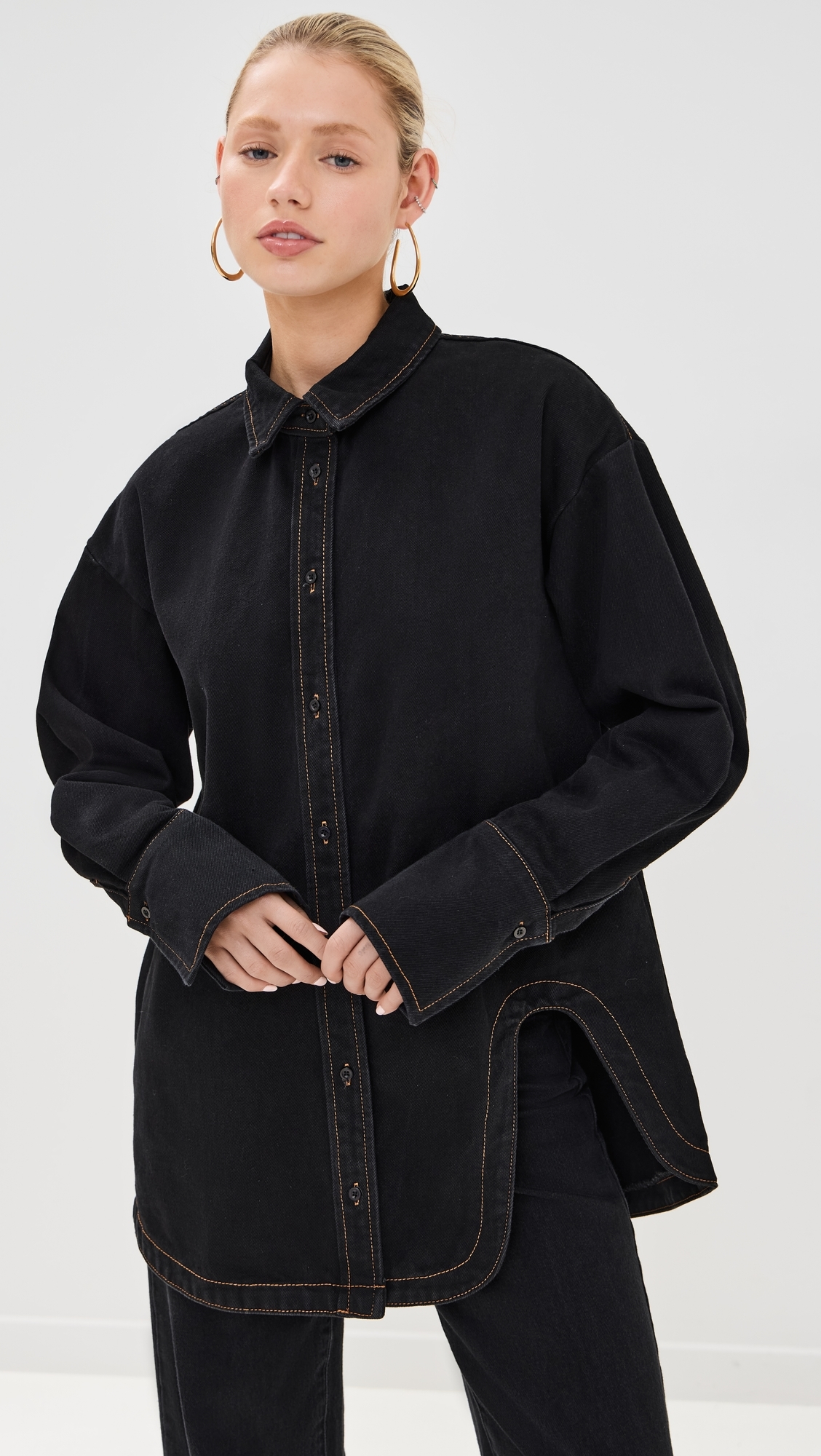 Off Duty Denim Shirt Onyx Denim