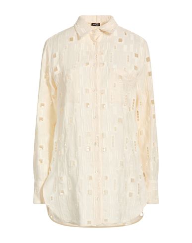 Woman Shirt Beige Size 2 Linen