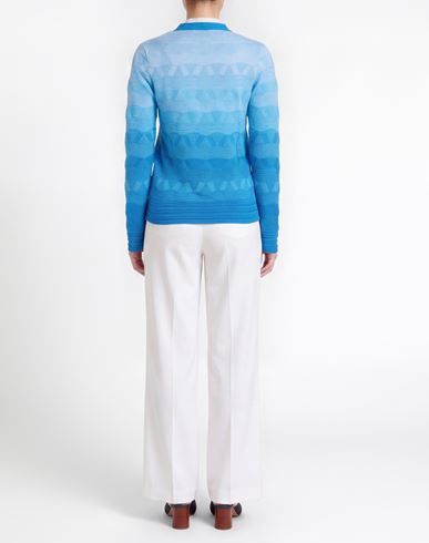 Woman Cardigan Light blue Size L Cotton, Viscose