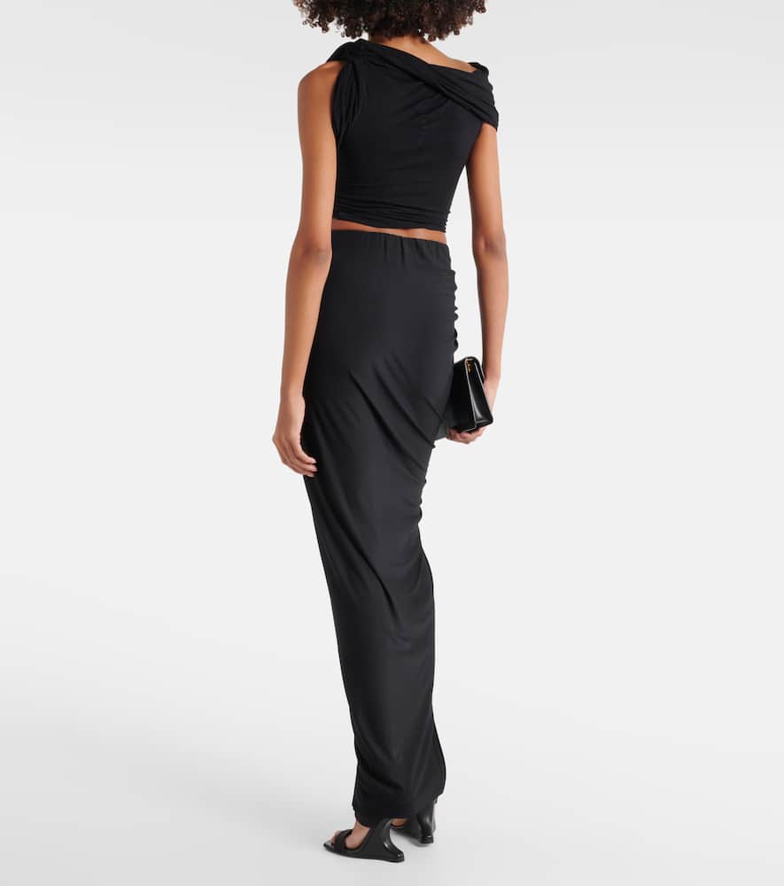 Sienna jersey crop top
