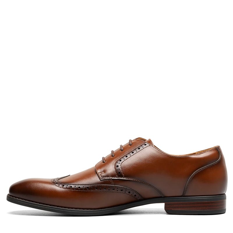 Men's Nichols Wingtip Oxford Shoes (Cognac)