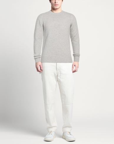 Man Sweater Light grey Size 38 Wool, Cashmere