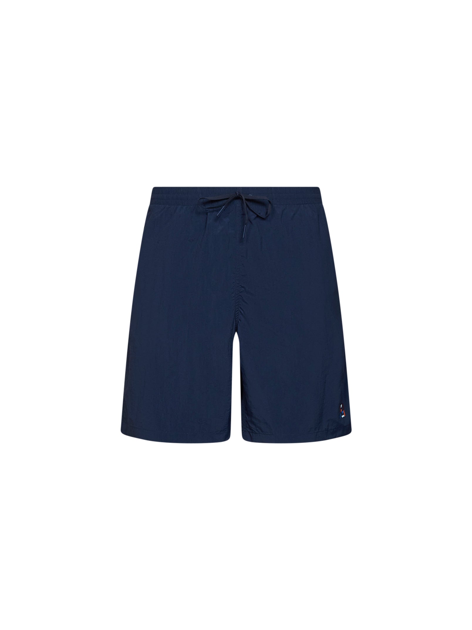 Elasticated Drawstring Swim Shorts — Navy