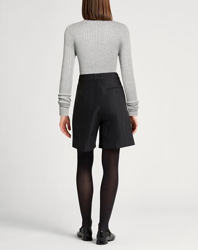 Woman Turtleneck Grey Size 4 Viscose, Polyester