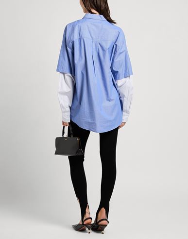 Woman Shirt Azure Size S Organic cotton