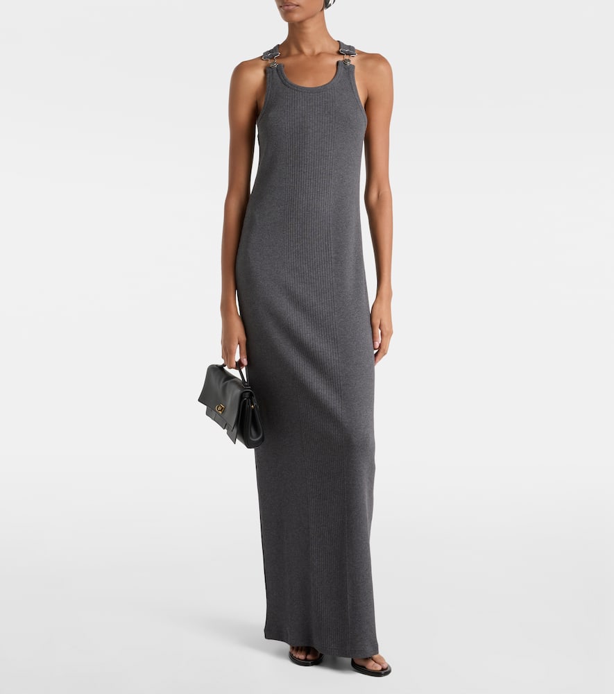Cotton jersey maxi dress