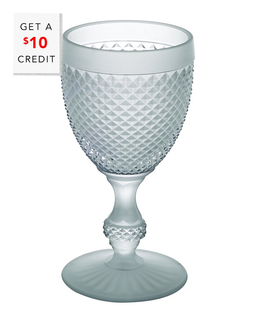 Bicos Frosted Goblets (Set Of 4) with $10 Credit