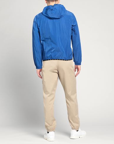 Man Jacket Blue Size 40 Polyester