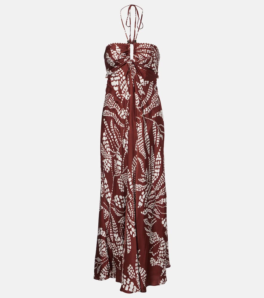 Carla printed maxi dress