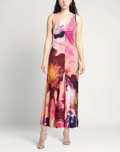 Woman Maxi dress Pink Size 1 Polyamide, Elastane