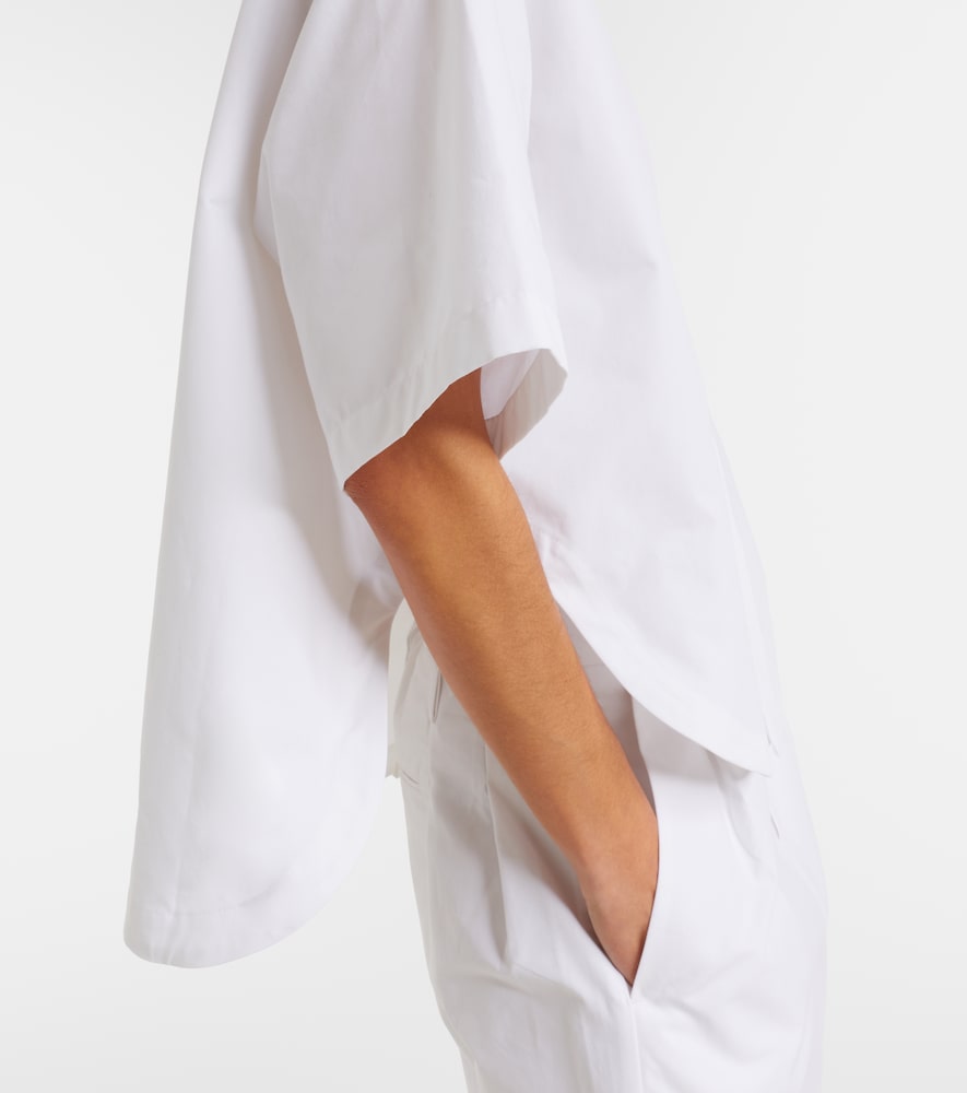 Oversized cotton shirt