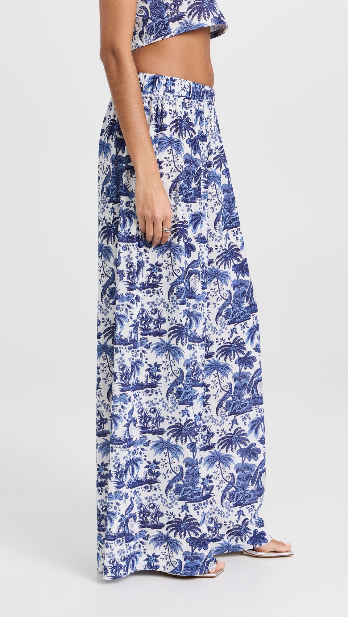Marza Pants Blue Toile