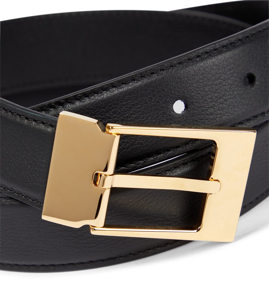 Jewel leather belt