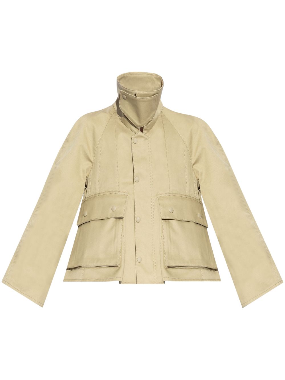 Trapeze cotton jacket - Neutrals