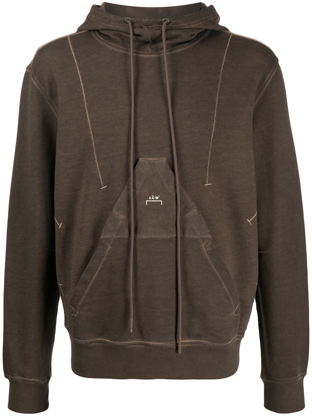 X Diesel Red Tag logo hoodie - Brown