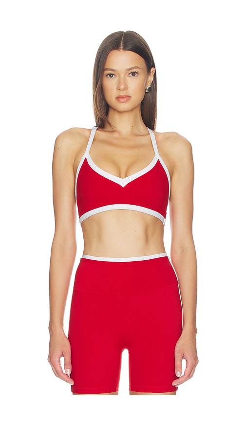 FORM Reversible V Neck Bra in Navy,Red. - M also in L