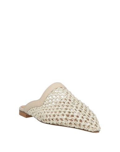 Woman Mules & Clogs Off white Size 10 Textile fibers