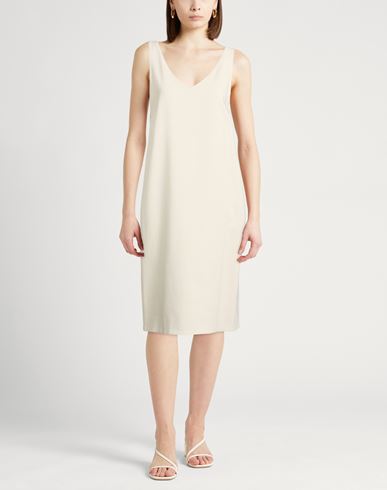 Woman Midi dress Off white Size 0 Cotton, Viscose, Elastane