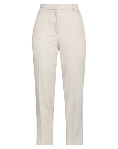 Woman Pants Beige Size 2 Polyester, Elastane, Acetate, Viscose
