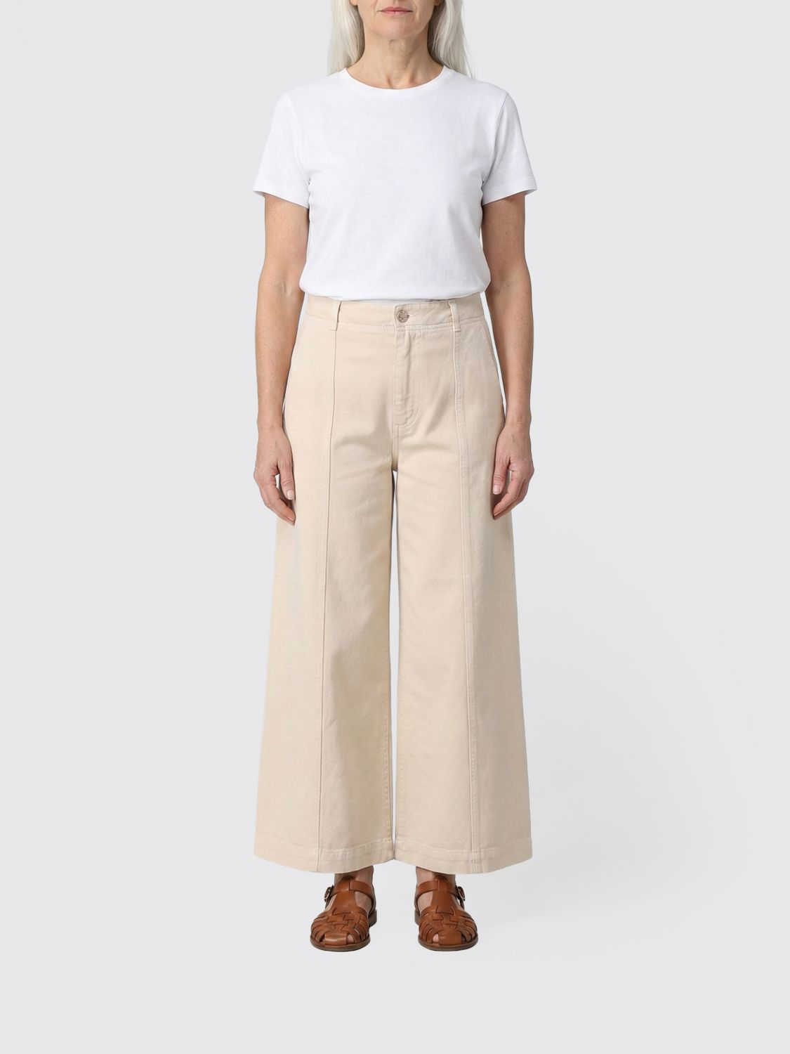 Pants Woman color White