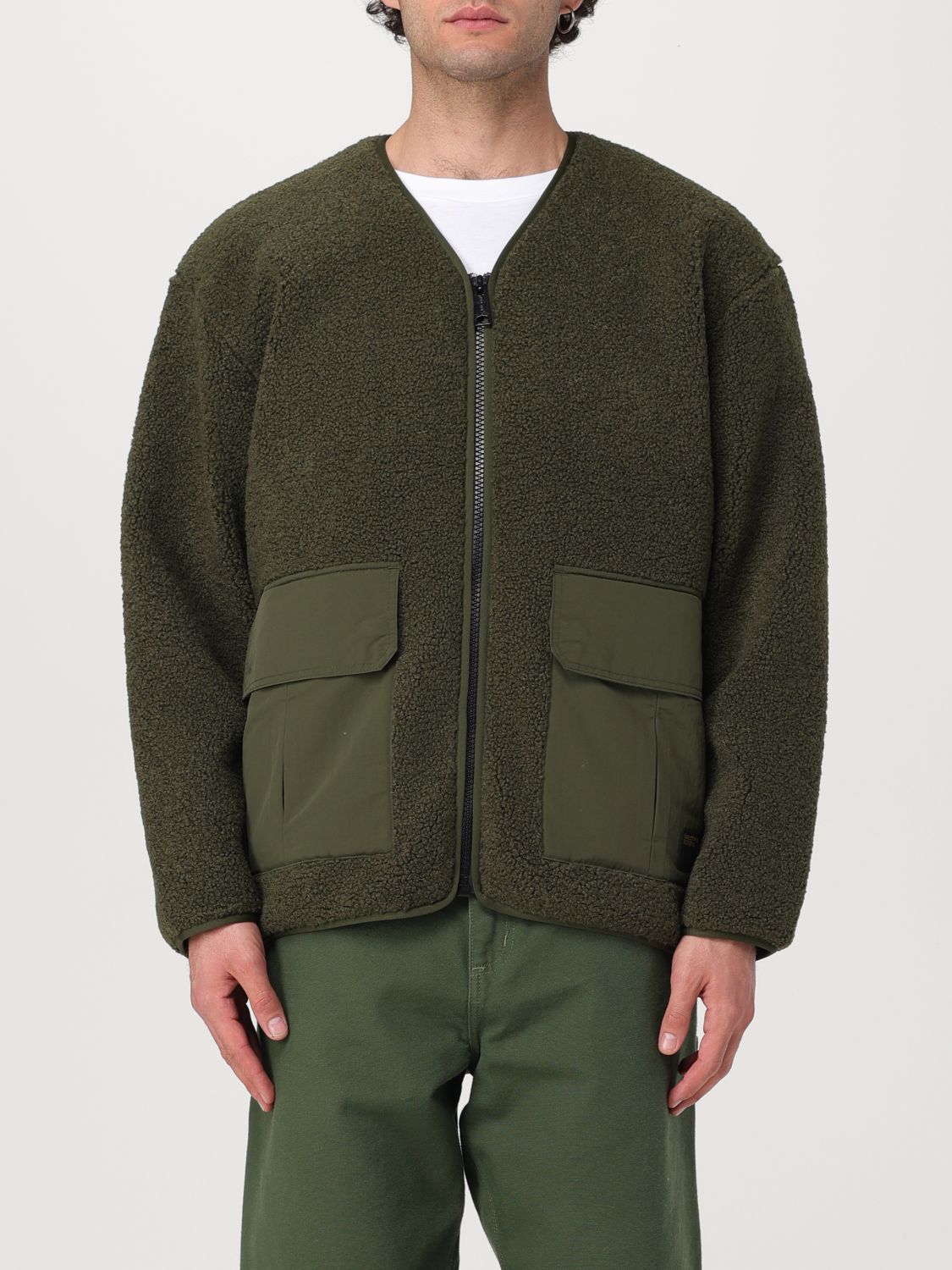 Jacket Men color Green
