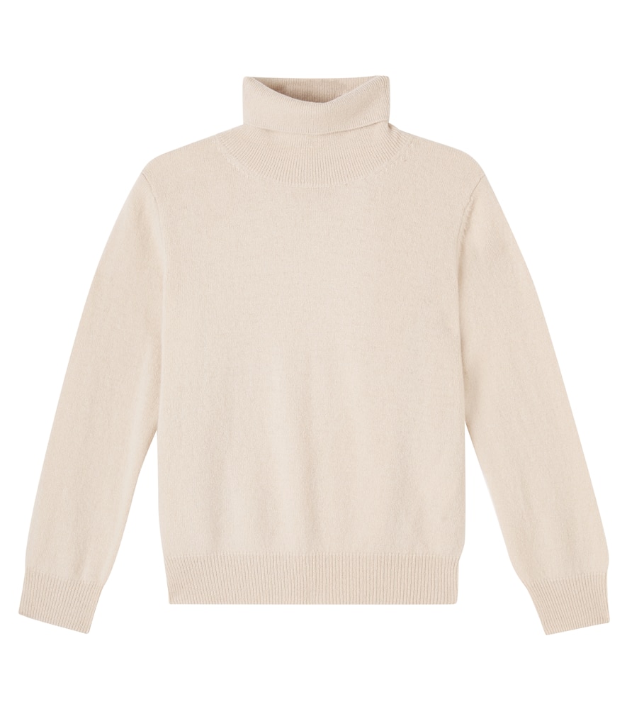 Virgin wool turtleneck sweater