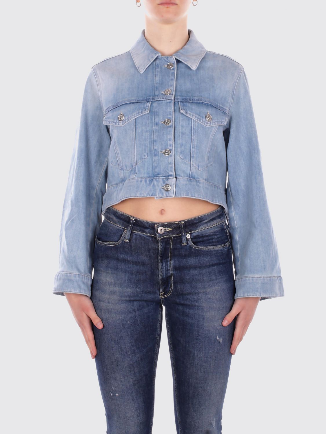 Jacket Woman color Blue