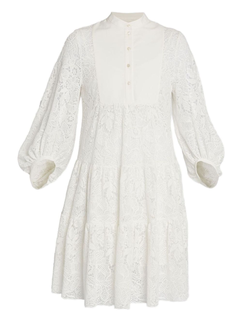 ERDEM half-sleeve mini dress - White