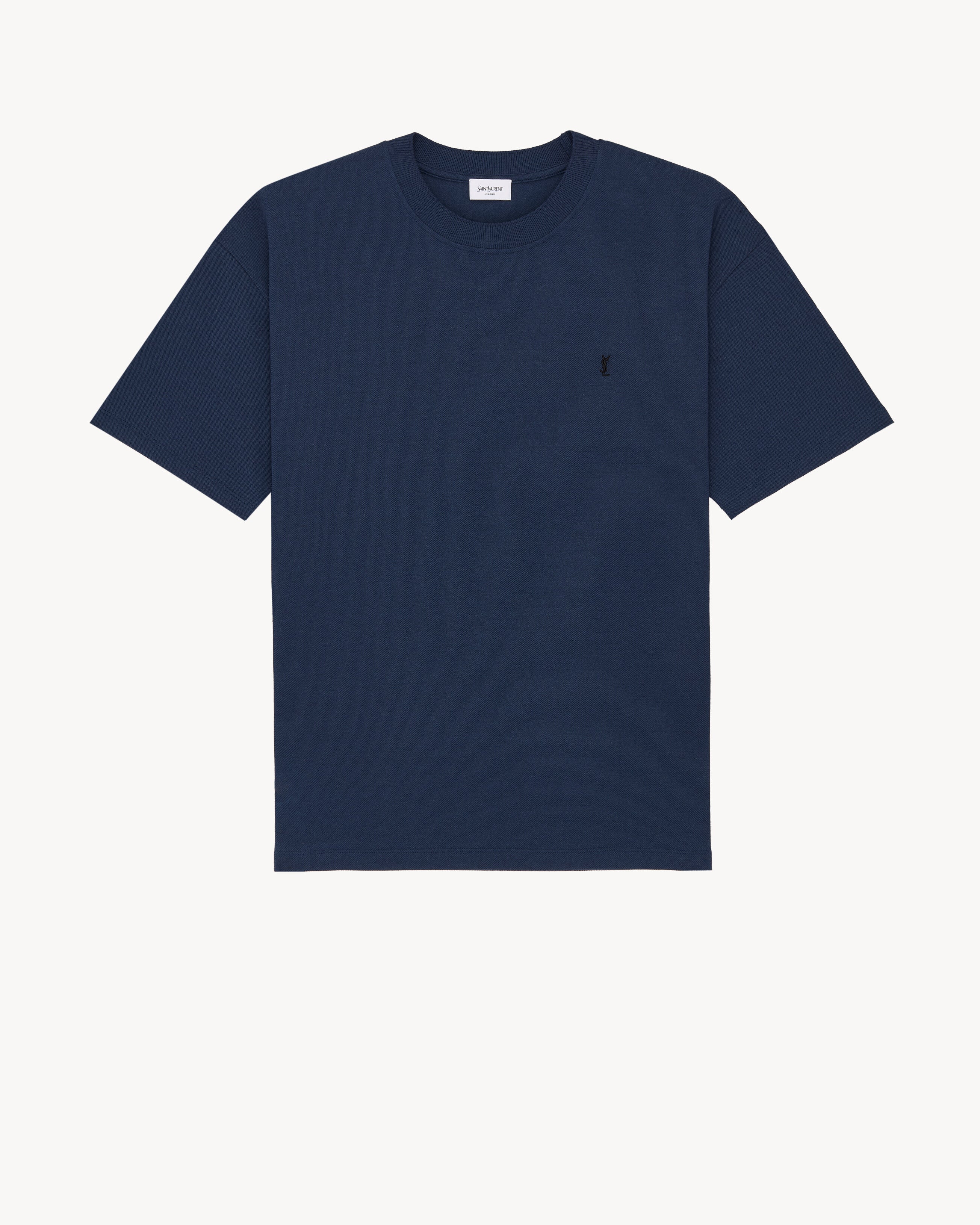 Tonal CASSANDRE Chest Embroidered Crewneck T-Shirt