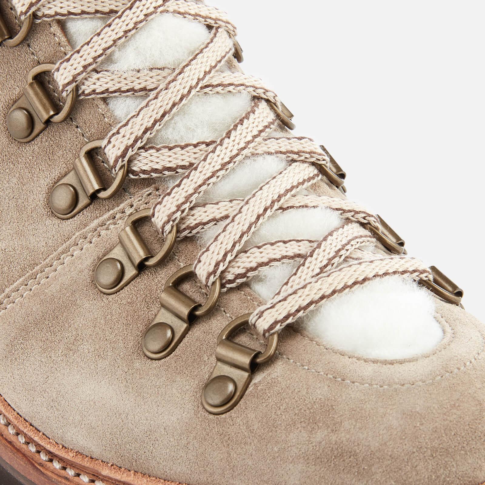 Grenson Women's Nanette Suede Hiking Style Boots - Maple - UK 3