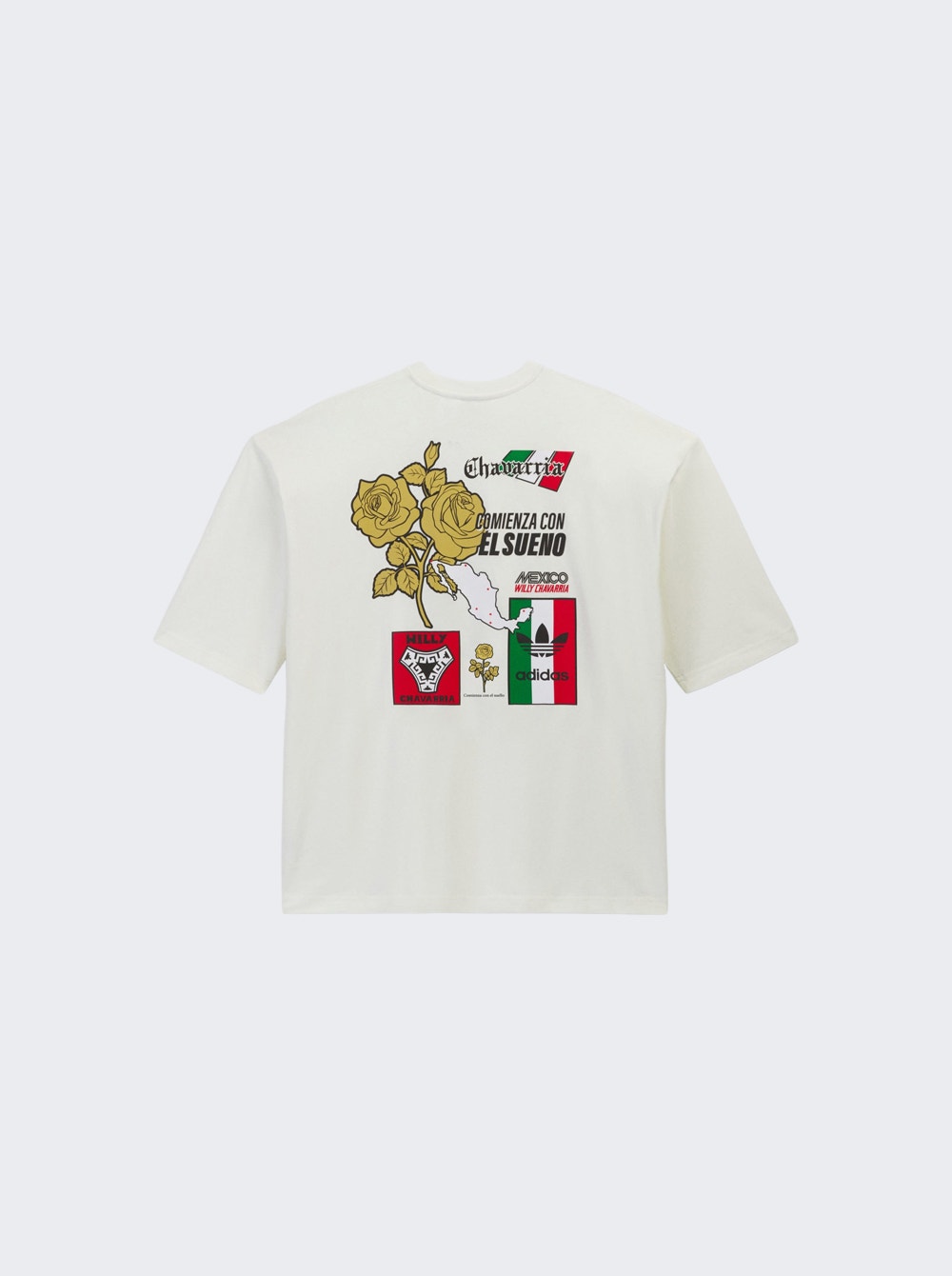X Willy Chavarria Mexico Merch Tee Off White