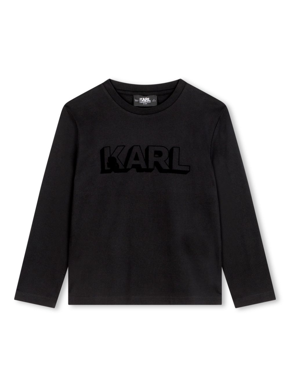 Long-sleeve organic cotton T-shirt - Black