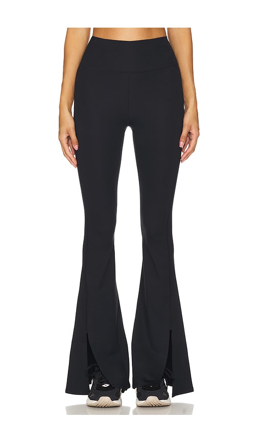 WellBeing + BeingWell Movewell Porter Flare Pant in Black.  XS. Also in L, S