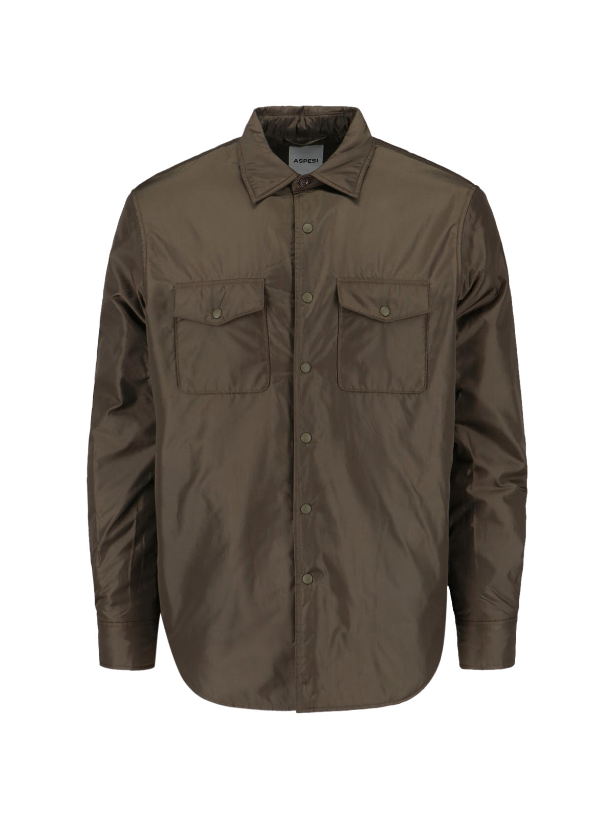 100% Polyamide Button-Front Shirt