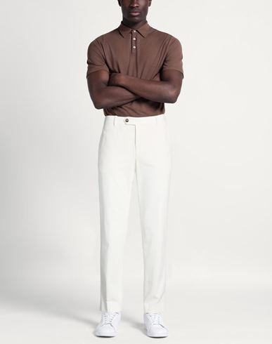 Man Pants White Size 38 Cotton