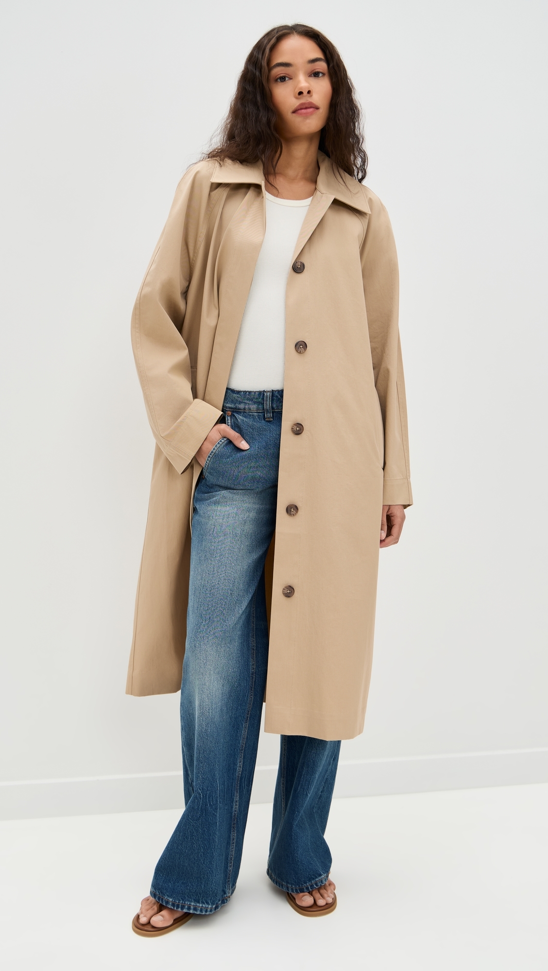 Jenni Kayne Leo Trench Coat Dark Khaki