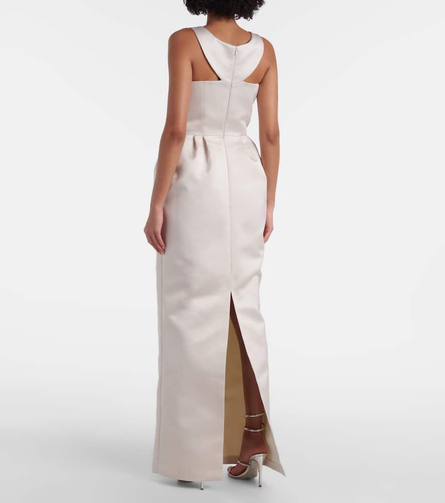 Trecchi embellished satin gown