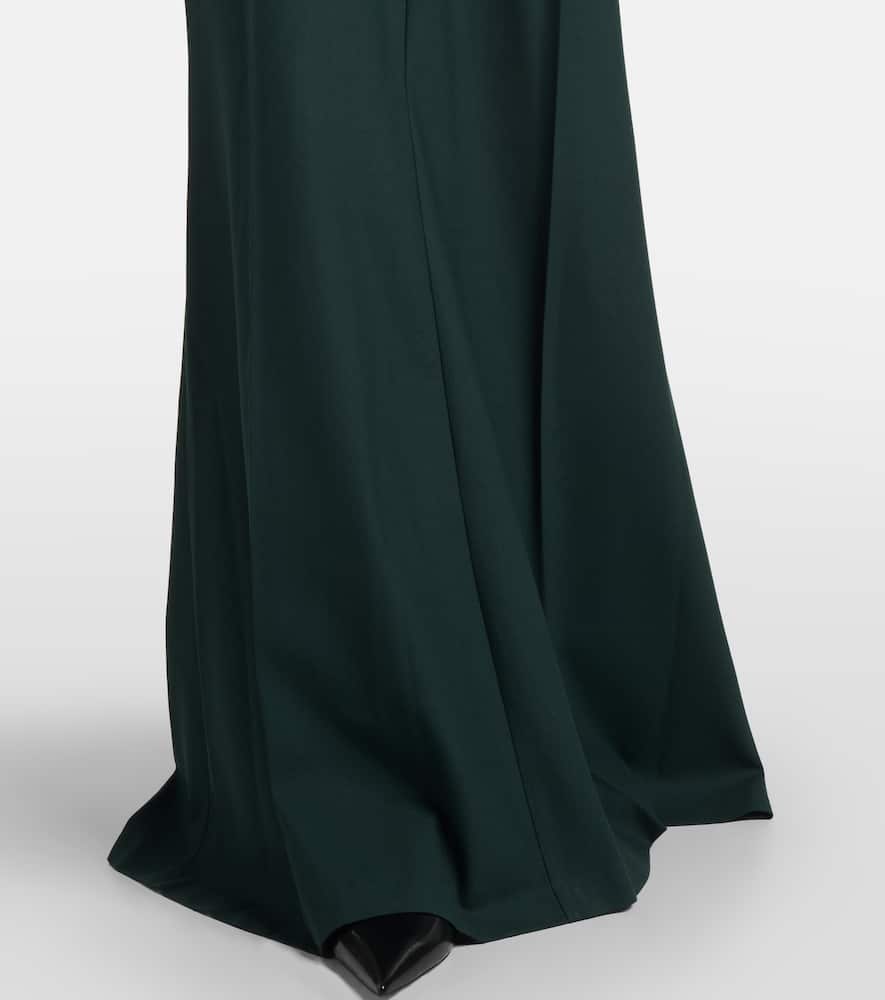 Asymmetric maxi skirt