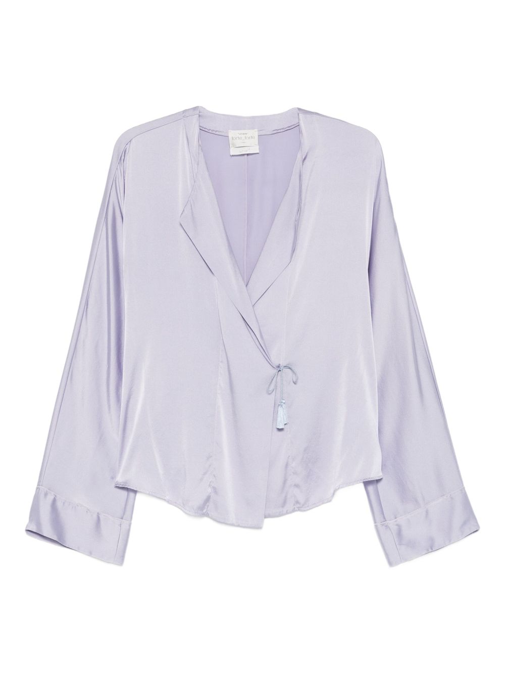 Silk satin shirt