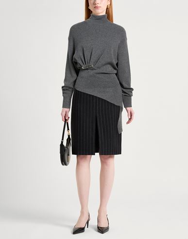 Woman Turtleneck Grey Size M Wool, Cashmere, Elastane, Polyamide