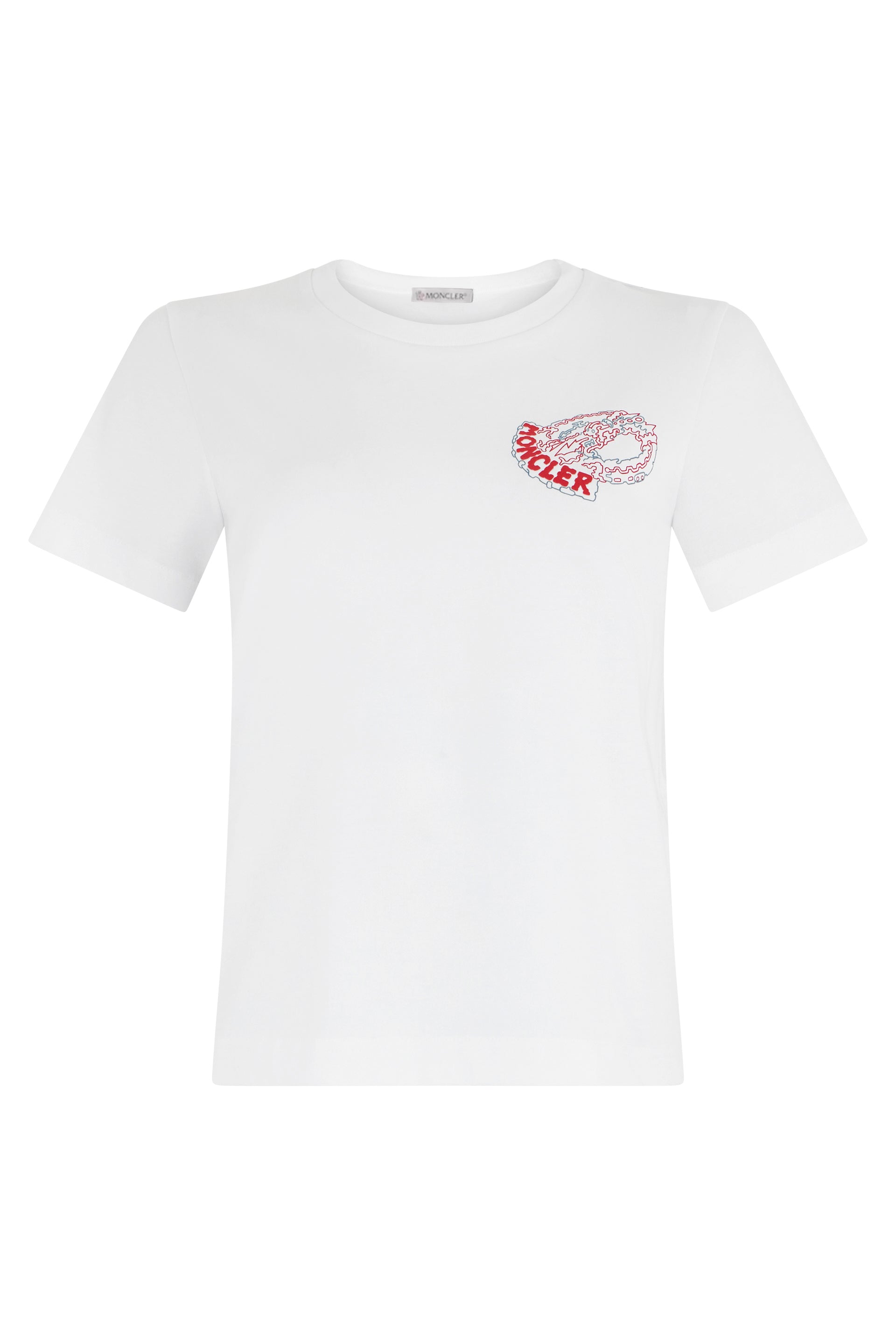 Logo Chest Print T-Shirt — White