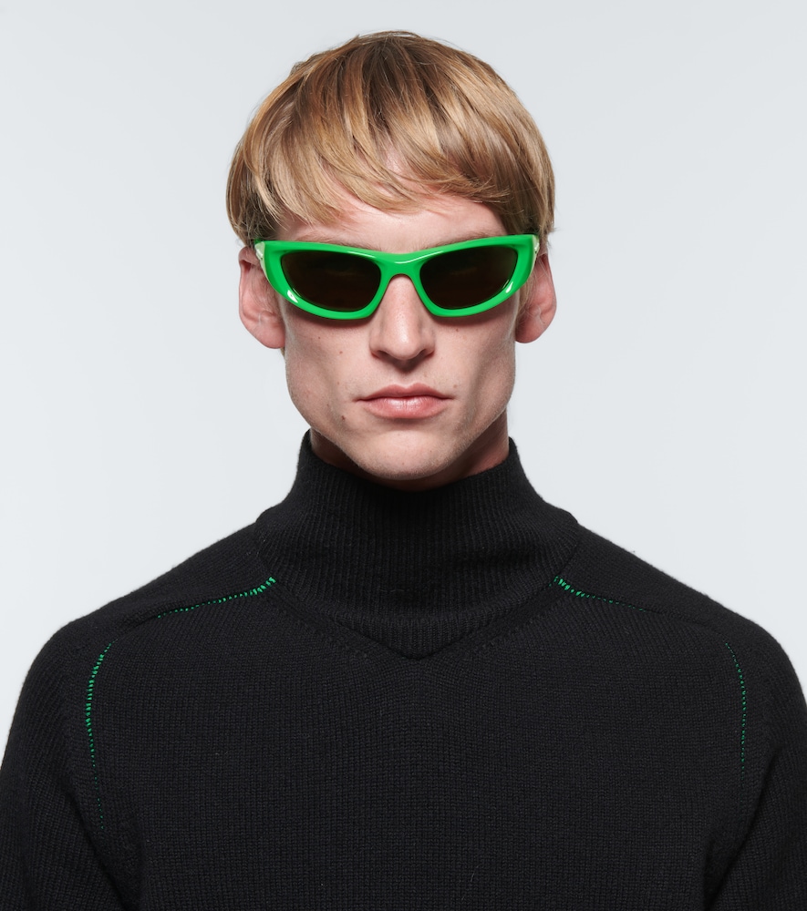 Bottega Veneta Cone Wraparound sunglasses