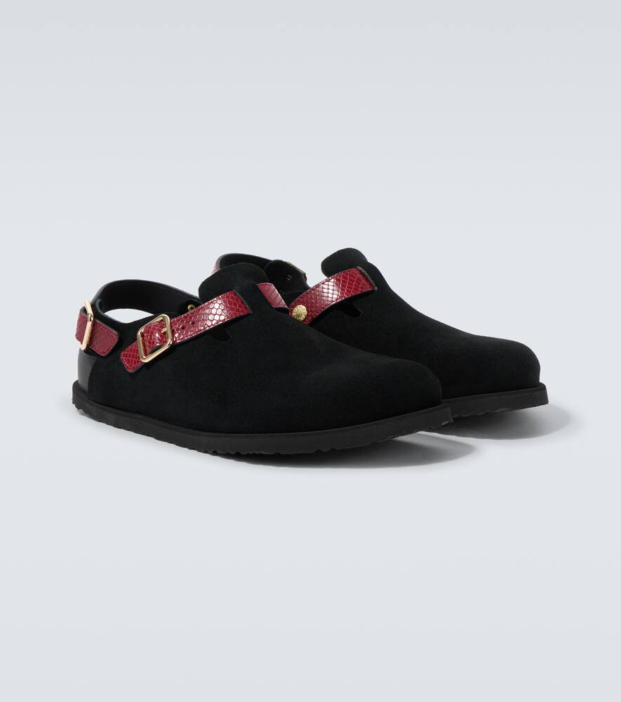Birkenstock 1774 Tokio Cazador suede clogs