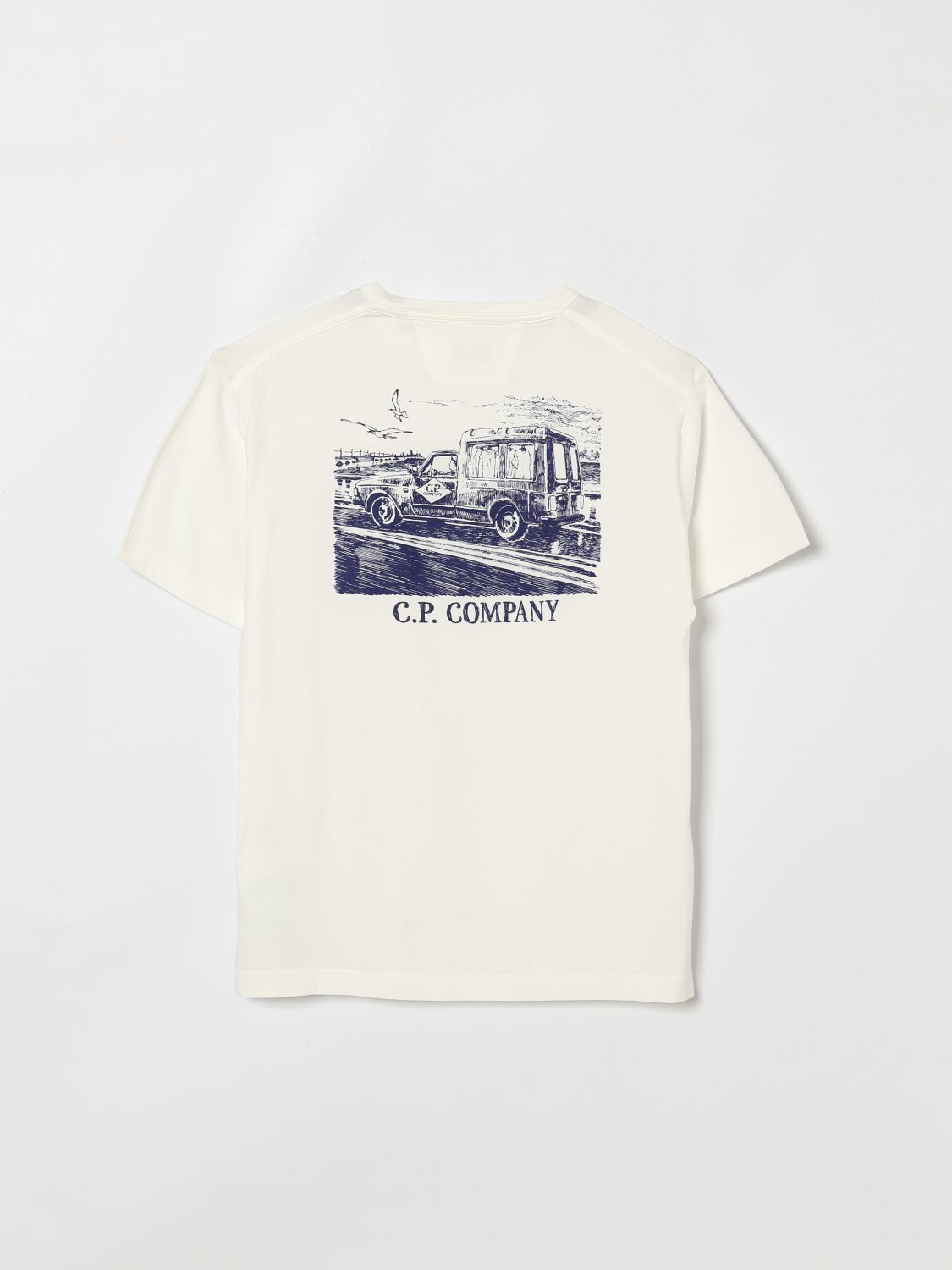 T-Shirt C. P. COMPANY Kids color White